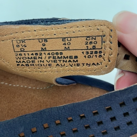 Clarks Artisan Women’s Reedly Variel Nubuck Wedge Sandals Black 9 - Picture 6 of 8